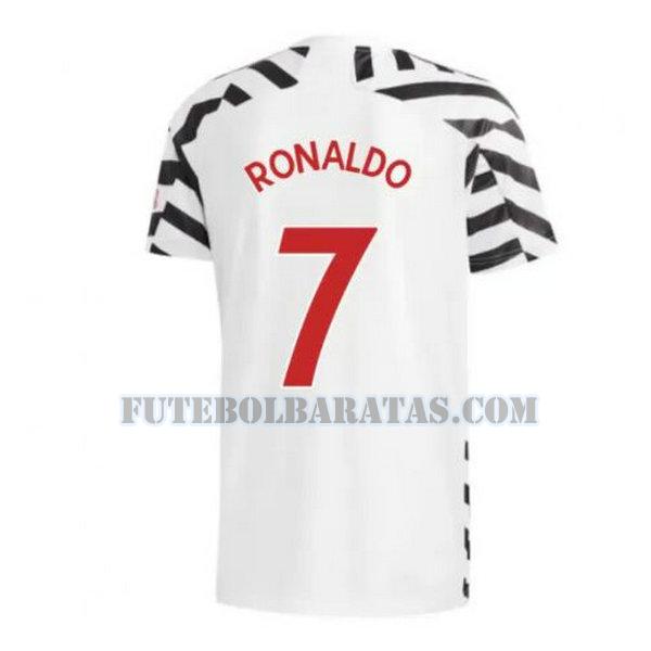 camisa ronaldo 7 manchester united 2020-2021 third - preto homens