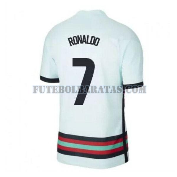 camisa ronaldo 7 portugal 2021 away - azul homens