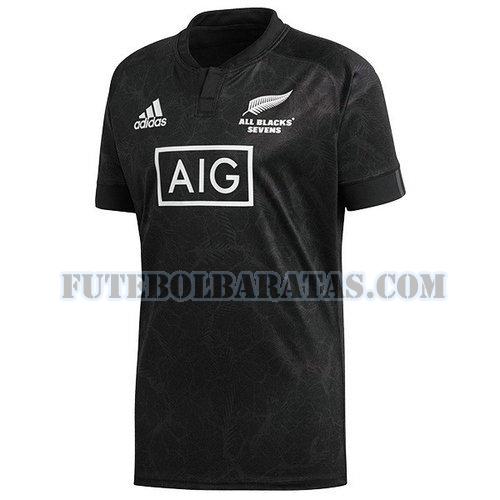 camisa rugby all blacks 2018 - preto homens