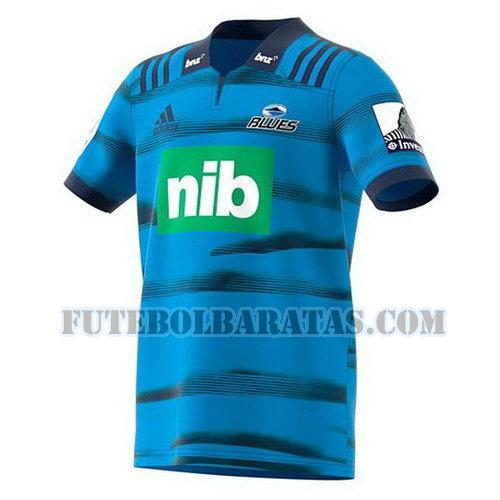 camisa rugby blues 2018 home - azul homens