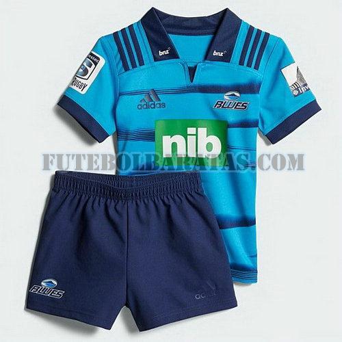 camisa rugby blues 2018 home - azul meninos