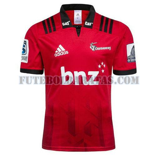 camisa rugby crusaders 2018 home - vermelho homens