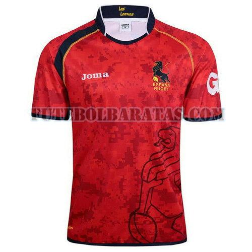 camisa rugby espanha 2017-2018 home - vermelho homens
