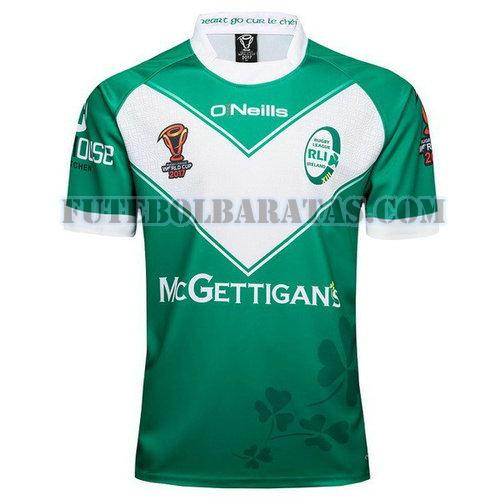 camisa rugby irlanda 2017-2018 home - verde homens