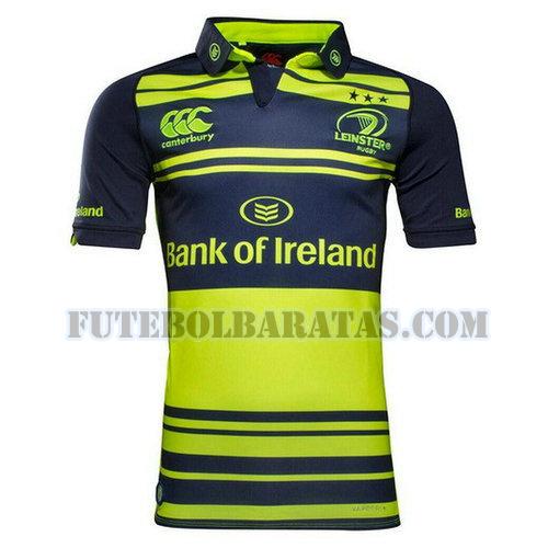 camisa rugby leinster 2017-2018 away - preto homens