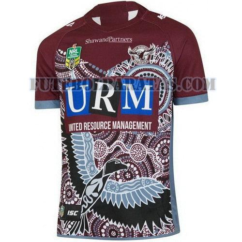 camisa rugby manly sea eagles 2018 - vermelho homens