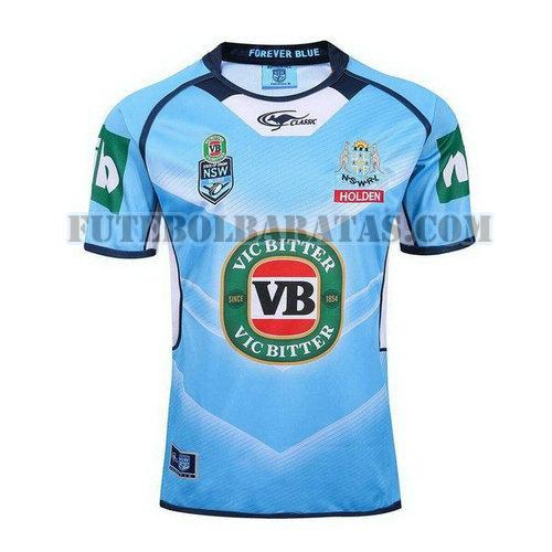 camisa rugby nsw blues 2017-2018 home - azul homens