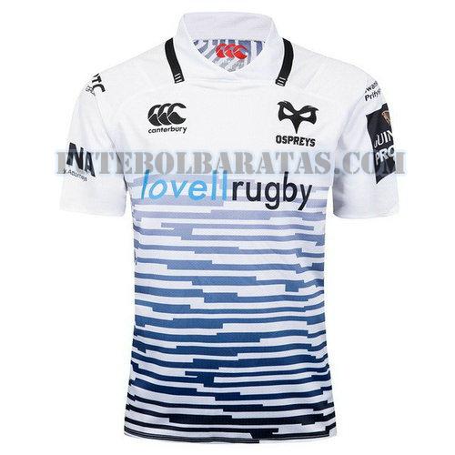 camisa rugby ospreys 2017-2018 away - branco homens