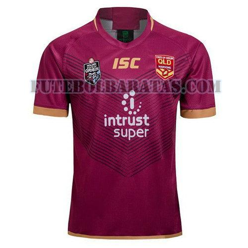 camisa rugby qld maroons 2018 - vermelho homens
