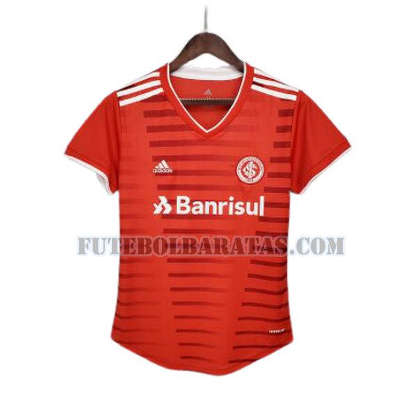 camisa sc internacional 2021 2022 home - vermelho mulheres