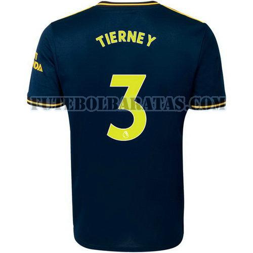 camisa tierney 3 arsenal 2019-2020 third - azul homens