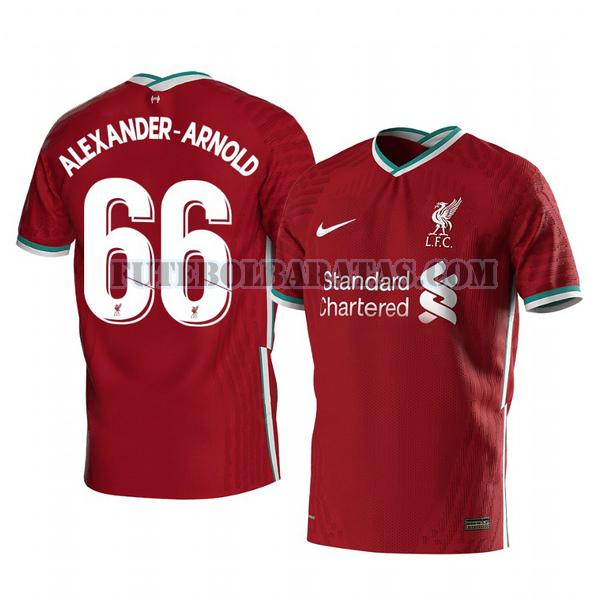 camisa trent alexander arnold 66 liverpool 2020-2021 home - vermelho homens