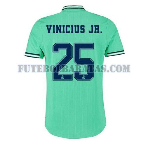 camisa vinicius jr 25 real madrid 2019-2020 third - verde homens