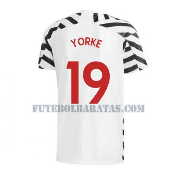 camisa yorke 19 manchester united 2020-2021 third - preto homens