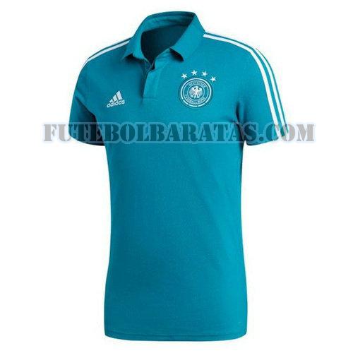 camiseta polo alemanha 2018 - azul homens