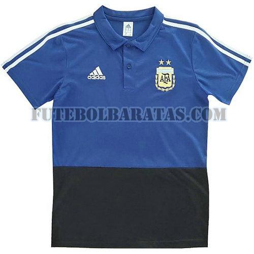 camiseta polo argentina 2018 - azul homens