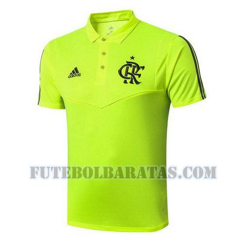 camiseta polo flamengo 2019-2020 - verde homens