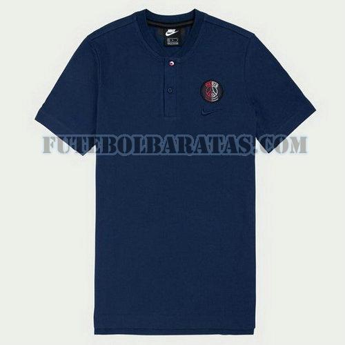 camiseta polo paris saint-germain 19-20 - azul marinha homens