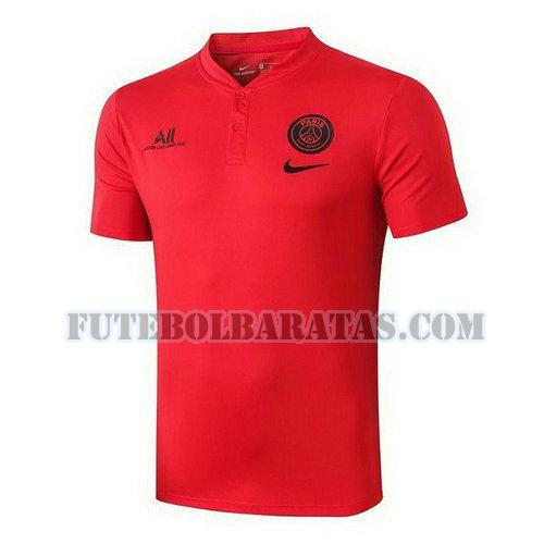 camiseta polo paris saint-germain 2019 20 - vermelho homens