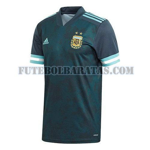 tailândia camisa argentina 2020 away - azul homens