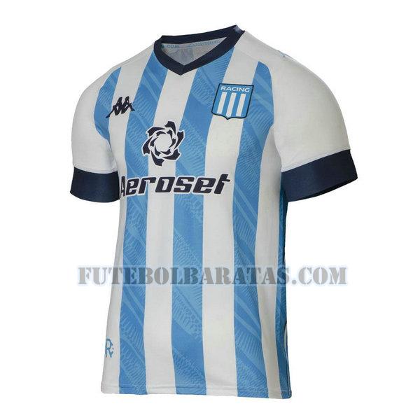 tailândia camisa argentina racing 2021 home - azul homens