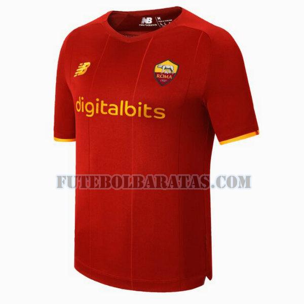 tailândia camisa as roma 2021 2022 home - vermelho homens