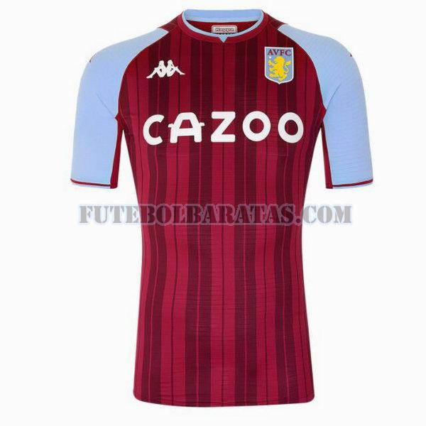 tailândia camisa aston villa 2021 2022 home - vermelho homens