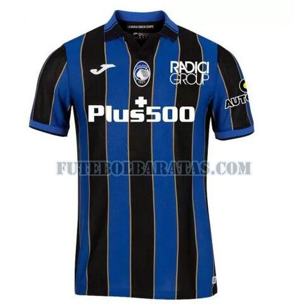 tailândia camisa atalanta bc 2021 2022 home - azul preto homens