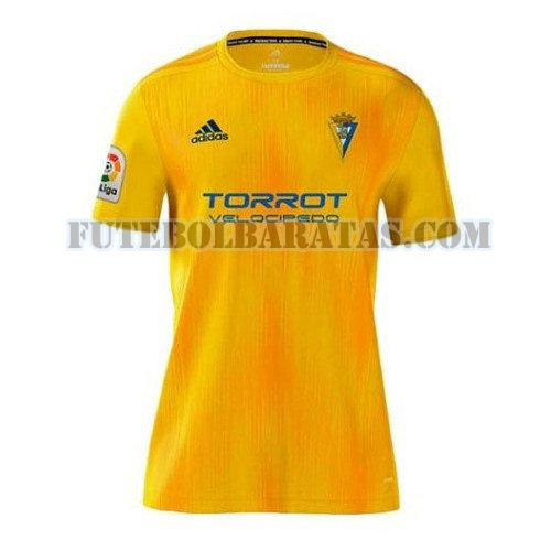 tailândia camisa cadiz cf 2019-2020 home - amarelo homens