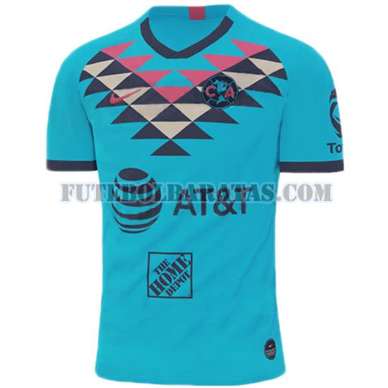tailândia camisa club américa 2020-2021 third - azul homens