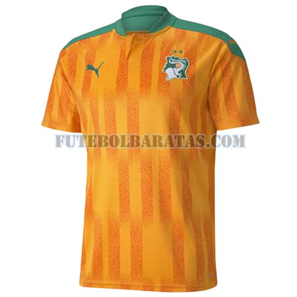 tailândia camisa costa do marfim 2021 home - laranja homens
