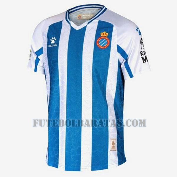 tailândia camisa español 2020-2021 home - azul branco homens