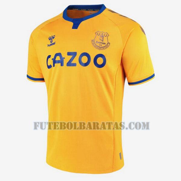tailândia camisa everton 2020-2021 away - amarelo homens