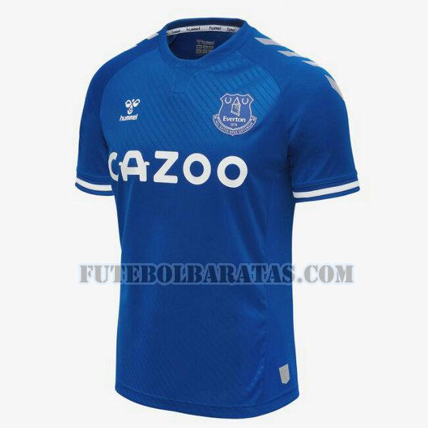 tailândia camisa everton 2020-2021 home - azul homens