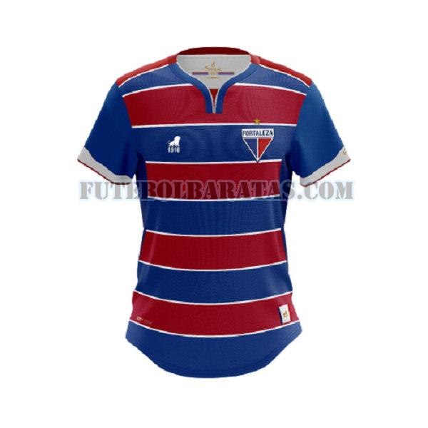 tailândia camisa fortaleza 2021 2022 home - azul vermelho homens
