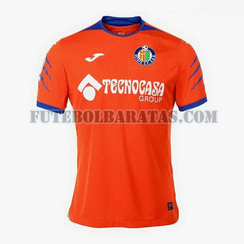 tailândia camisa getafe 2019-2020 away - laranja homens