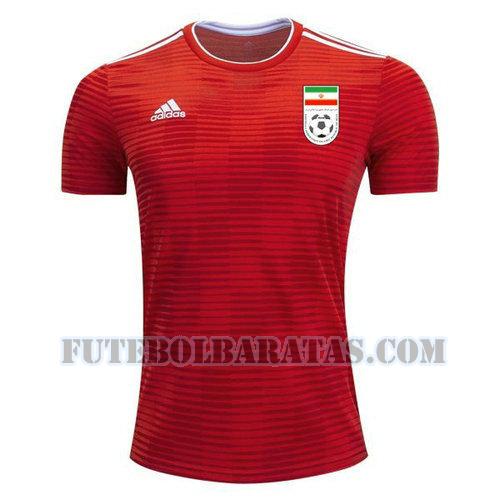tailândia camisa irã 2018-19 away - vermelho homens