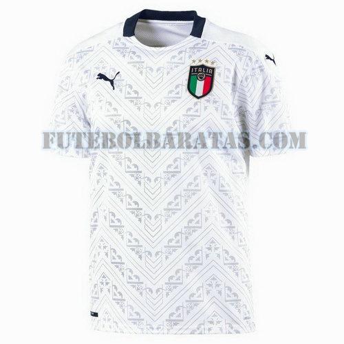 tailândia camisa itália 2020 away - branco homens