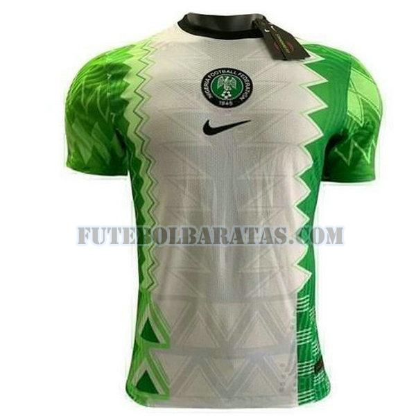tailândia camisa nigéria 2020 home - verde-branco homens