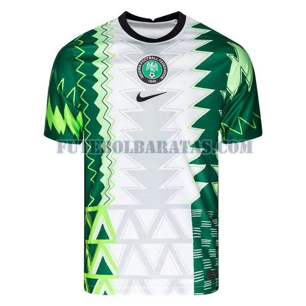 tailândia camisa nigéria 2021 home - branco verde homens