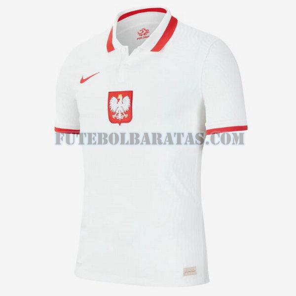 tailândia camisa polônia 2021 home - blano homens