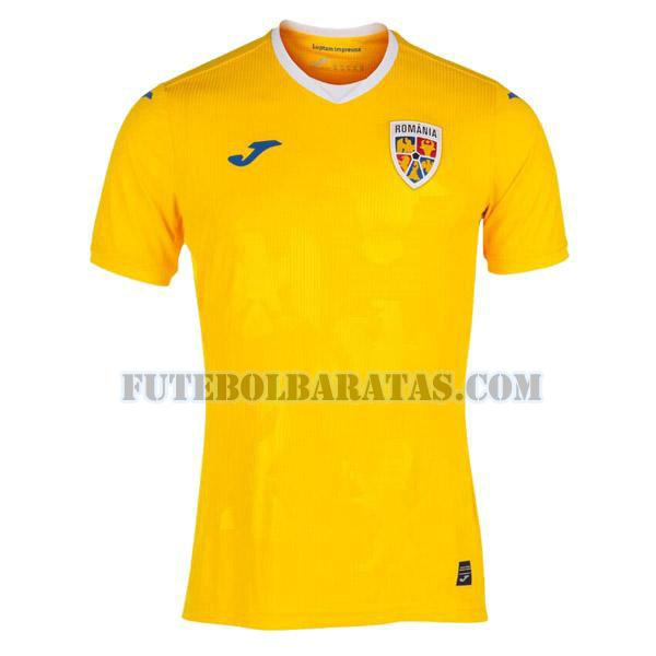 tailândia camisa romênia 2021 2022 home - amarelo homens