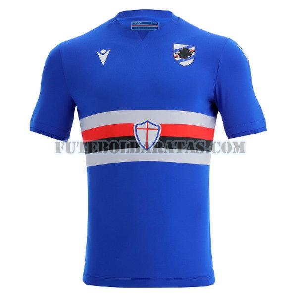 tailândia camisa sampdoria 2021 2022 home - azul homens