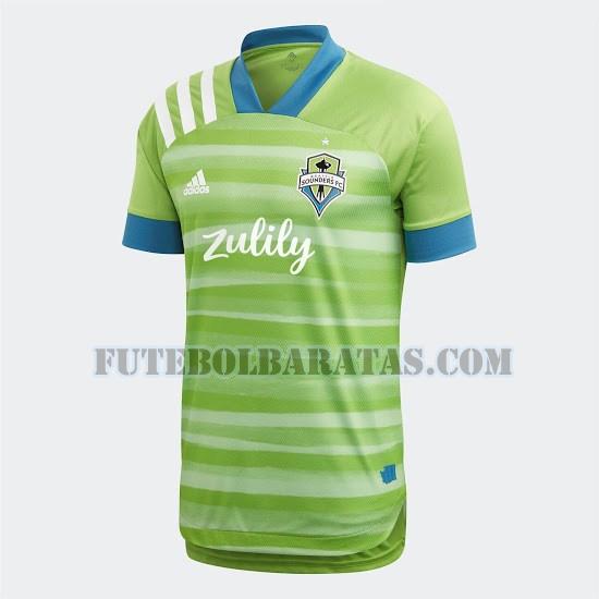 tailândia camisa seattle sounders 2020-2021 home - verde homens