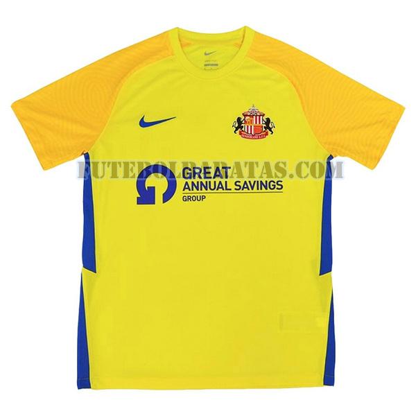 tailândia camisa sunderland 2021 2022 away - amarelo homens