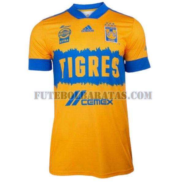 tailândia camisa tigres uanl 2020-2021 home - amarelo homens