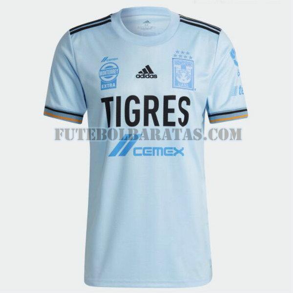 tailândia camisa tigres uanl 2021 2022 away - azul homens