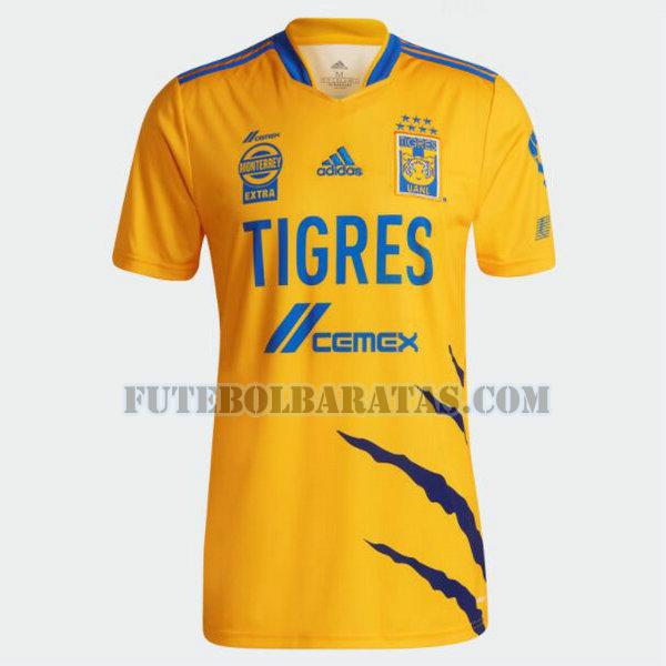 tailândia camisa tigres uanl 2021 2022 home - amarelo homens