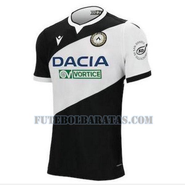 tailândia camisa udinese calcio 2020-2021 home - preto branco homens
