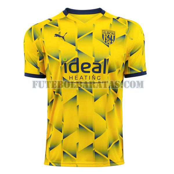 tailândia camisa west bromwich 2021 2022 third - amarelo homens